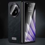 For OPPO Find N5 SULADA Shockproof TPU Hybrid Handmade Leather Phone Case(Black)