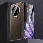 For OPPO Find N5 SULADA 600D Kevlar Texture PC Shockproof Phone Case(Brown)