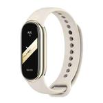 For Xiaomi Smart Band 9 / 9 NFC / 8 / 8 NFC xDfind Metal Buckle Solid Color Silicone Watch Band(Grey)