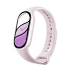For Xiaomi Smart Band 10 / 9 / 8 xDfind Metal Buckle Solid Color Silicone Watch Band(Violet Purple)