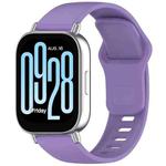 For Redmi Watch 5 Active / Watch 5 Lite xDfind Solid Color Reverse Buckle Silicone Watch Band(Lavender Purple)