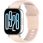 For Redmi Watch 5 Active / Watch 5 Lite xDfind Solid Color Reverse Buckle Silicone Watch Band(Pink)