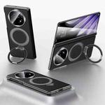 For OPPO Find N5 SULADA Kevlar Texture MagSafe Magnetic Holder Phone Case(Black)