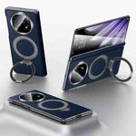 For OPPO Find N5 SULADA Kevlar Texture MagSafe Magnetic Holder Phone Case(Blue)