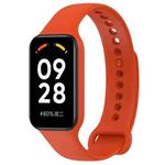 For Redmi Watch 2 xDfind Solid Color Silicone Integrated Watch Band(Orange)
