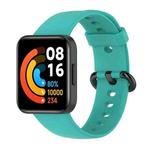 For Redmi Watch 2 xDfind Solid Color Silicone Integrated Watch Band(Cyan)
