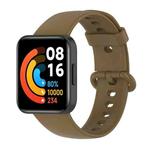 For Redmi Watch 2 xDfind Solid Color Silicone Integrated Watch Band(Green)