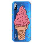 For Xiaomi Redmi 9A Coloured Drawing Pattern Highly Transparent TPU Protective Case(Big Cone)