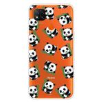For Xiaomi Redmi 9C Coloured Drawing Pattern Highly Transparent TPU Protective Case(Panda)