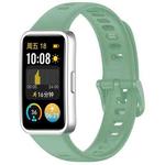 For Huawei Band 10 / 9 / 8 xDfind Nail Button Glossy Silicone Watch Band(Dark Green)