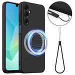 For Samsung Galaxy A15 4G / 5G Shockproof Silicone Magsafe Phone Case(Black)