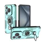 For Huawei Pura 70 Metal Kickstand TPU Hybrid PC Phone Case(Green)
