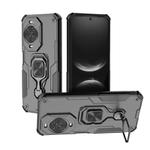 For Huawei nova 14 Metal Kickstand TPU Hybrid PC Phone Case(Black)