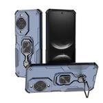 For Huawei nova 14 Metal Kickstand TPU Hybrid PC Phone Case(Blue)