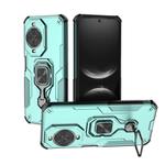 For Huawei nova 14 Metal Kickstand TPU Hybrid PC Phone Case(Green)