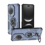 For Huawei nova 14 Ultra Metal Kickstand TPU Hybrid PC Phone Case(Blue)