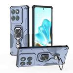 For Motorola Edge 60 Fusion Metal Kickstand TPU Hybrid PC Phone Case(Blue)