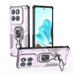 For Motorola Edge 60 Fusion Metal Kickstand TPU Hybrid PC Phone Case(Purple)