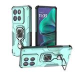 For Motorola Edge 60 Stylus Metal Kickstand TPU Hybrid PC Phone Case(Green)
