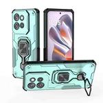 For Motorola Edge 50 Neo Metal Kickstand TPU Hybrid PC Phone Case(Green)
