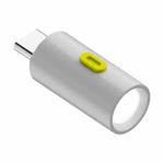 Type-C Port Portable Outdoor Ultra-Low Power 210-230LM Flashlight, Model:Type-C Male(White)
