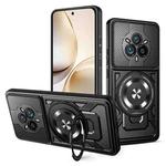For Realme 14 Pro 5G Armor Rotating Holder MagSafe Phone Case(Black)