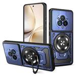 For Realme 14 Pro 5G Armor Rotating Holder MagSafe Phone Case(Blue)
