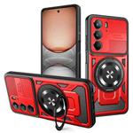 For Realme 14X / V60 Pro / C75 Armor Rotating Holder MagSafe Phone Case(Red)
