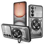 For Realme 14X / V60 Pro / C75 Armor Rotating Holder MagSafe Phone Case(Grey)