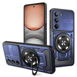 For Realme 14X / V60 Pro / C75 Armor Rotating Holder MagSafe Phone Case(Blue)