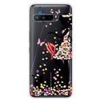 For Asus ROG Phone 3 ZS661KS Shockproof Painted Transparent TPU Protective Case(Girl)