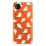 For Xiaomi Redmi 9C Coloured Drawing Pattern Highly Transparent TPU Protective Case(White Sea Lion)