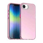 For iPhone 16e Candy Diamond Frosted PC Hybrid TPU Phone Case(Red)