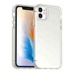 For iPhone 11 Candy Diamond Frosted PC Hybrid TPU Phone Case(White)