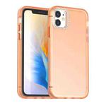 For iPhone 11 Candy Diamond Frosted PC Hybrid TPU Phone Case(Orange)