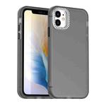 For iPhone 11 Candy Diamond Frosted PC Hybrid TPU Phone Case(Black)
