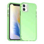 For iPhone 11 Candy Diamond Frosted PC Hybrid TPU Phone Case(Green)