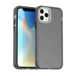 For iPhone 11 Pro Candy Diamond Frosted PC Hybrid TPU Phone Case(Black)