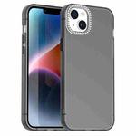 For iPhone 14 Plus Candy Diamond Frosted PC Hybrid TPU Phone Case(Black)