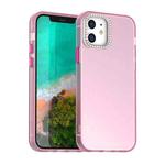 For iPhone 12 Pro Candy Diamond Frosted PC Hybrid TPU Phone Case(Red)