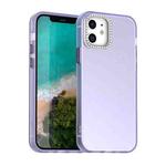 For iPhone 12 Pro Candy Diamond Frosted PC Hybrid TPU Phone Case(Purple)