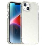 For iPhone 15 Plus Candy Diamond Frosted PC Hybrid TPU Phone Case(White)