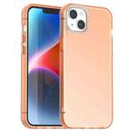 For iPhone 15 Plus Candy Diamond Frosted PC Hybrid TPU Phone Case(Orange)