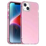 For iPhone 15 Plus Candy Diamond Frosted PC Hybrid TPU Phone Case(Red)