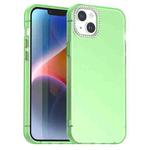 For iPhone 15 Plus Candy Diamond Frosted PC Hybrid TPU Phone Case(Green)