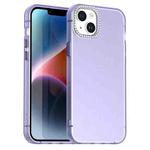 For iPhone 15 Plus Candy Diamond Frosted PC Hybrid TPU Phone Case(Purple)