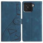 For Xiaomi 15 Triangles Embossed Leather Phone Case(Blue)