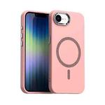 For iPhone 16e Glitter Series Magsafe PC Hybrid TPU Phone Case(Red)