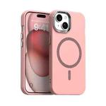 For iPhone 15 Plus Glitter Series Magsafe PC Hybrid TPU Phone Case(Red)