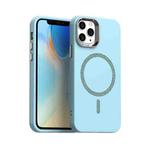 For iPhone 11 Pro Glitter Series Magsafe PC Hybrid TPU Phone Case(Blue)